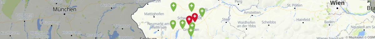 Map view for Pharmacies emergency services nearby Niederthalheim (Vöcklabruck, Oberösterreich)